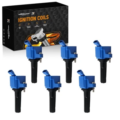 6pcs Ignition Coils for 2006-2007 Buick Rainier Isuzu Ascender 4.2L Foto 1 de 4