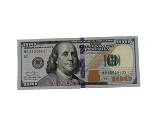 Serie 2013 repetidor de billetes de 100 dólares número de serie MB75587858C - Imagen 1 de 6