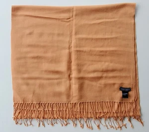 Sciarpa/scialle vintage Helen gallese in seta e cashmere - Canteloupe - Foto 1 di 4