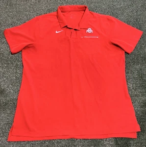 Polo Nike Dri-Fit Ohio State Rojo (Hombre Talla XL) - Imagen 1 de 8