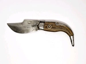 Antique Old Spanish Albacete Engraved Blade Folding Ratcheting Navaja Knife - Picture 1 of 21
