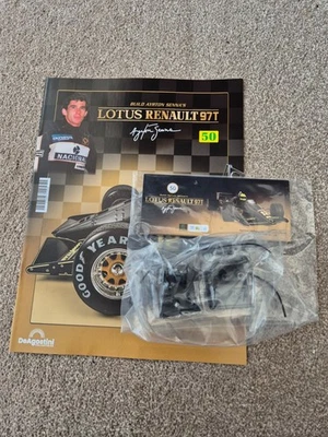 1/8 DEAGOSTINI COSTRUIRE IL 1985 LOTUS RENAULT 97T AYRTON SENNA F1 AUTO PROBLEMA - Immagine 1 di 3
