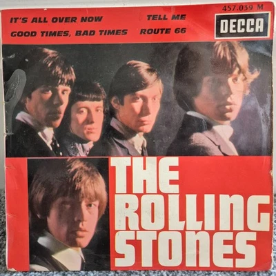 Rare French The Rolling Stones It's All Over Now 7" EP Single Decca 457.039 - Image 1 of 4