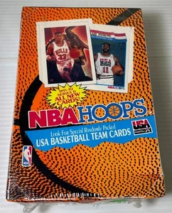 NEW Factory-Sealed 1991-92 NBA Hoops Series II Basketball Box Team USA Cards - Picture 1 of 3