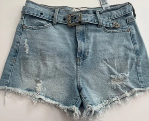 Celebrity Pink Shorts .Junior size 9(29) denim. With belt. New with tags. - Picture 1 of 6