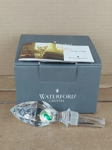 Waterford Crystal Acorn Wine Bottle Decanter Stopper Made In Germany Signed  - Picture 1 of 12