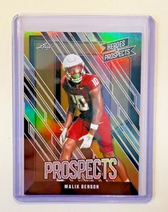 2024 LEAF HEROES & PROSPECTS MALIK BENSON ROOKIE/RC # 1/1 Gold - Picture 1 of 2