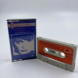 CONNIE FRANCIS GREATEST HITS 1 & 2 CASSETTE ALBUM Rare 2 For 1 - Picture 1 of 9