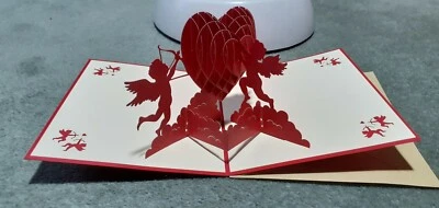 Valentine's Card Pop Up 3d - Image 1 of 3