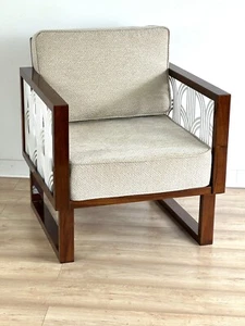 Designer-Sessel aus Walnussholz im Art-Deco-Stil von Retroles - Bild 1 von 7