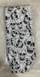 Men’s Dress Tie-Unique Skulls Skulls & More Skulls-NEW-Handmade in Korea gothic - Picture 1 of 10