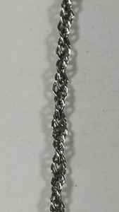 18" DESIGNER NC 925 LINK CHAIN 1.30g STERLING SILVER CHAIN NECKLACE - Picture 1 of 6