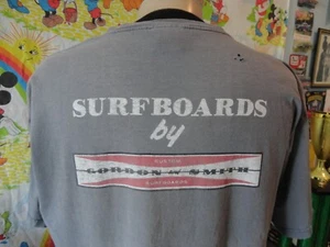 Tabla de surf de Gordon & Smith camiseta gris vintage para hombre talla XL surfista playa - Imagen 1 de 9