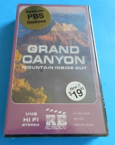 “Grand Canyon: Mountain Inside Out” (As seen on PBS) VHS; New/Sealed - Picture 1 of 2