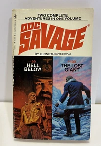 DOC SAVAGE #99/100, Hell Below, The Lost Giant by Kenneth Robeson Vintage book - Picture 1 of 5