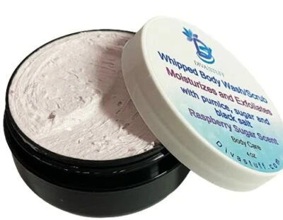 Whipped Body Wash/Scrub By Diva Stuff, With Pumice, (Black Raspberry Sugar) - Image 1 of 3