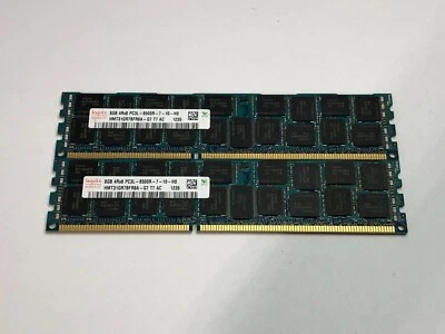 Hynix 16GB (2x8GB) DDR3 1066MHz PC3L-8500R ECC Server Ram | HMT31GR7BFR8A-G7 | - Image 1 of 3