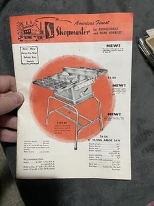 50s Shopmaster Tool Catalog Vintage Tools - Picture 1 of 4