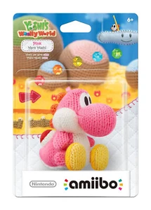 Pink Yarn Yoshi - Nintendo amiibo Figure (NA USA 1st Edition) NEW, IN-HAND! - Picture 1 of 2