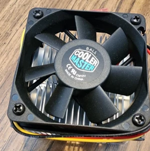 Cooler Master CPU Fan Heatsink AMD Socket A 370 DP4-6H51 NOS NIB Vintage - Picture 1 of 9