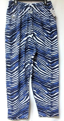 Zubaz MLB Tampa Bay Rays Zebra Printed Athletic Lounge Pants - Medium New Cover