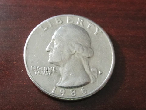 1986 P WASHINGTON QUARTER NICE COIN FREE SHIPPING! KEY DATE Cover