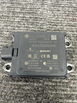 OEM BMW Series 3 4 5 6 7 8 X3 X4 X5 X6 X7 Front Radar Sensor (66315A589B4-02) - Image 1 of 4