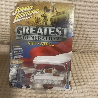 Tanque Johnny Lightning, Greatest Hits Grit And Steele Ww 2 German Panther G Foto 1 de 4