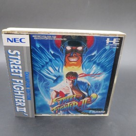 Street Fighter 2 Champion Edition PC Engine HuCard with Spine and Manual Japan