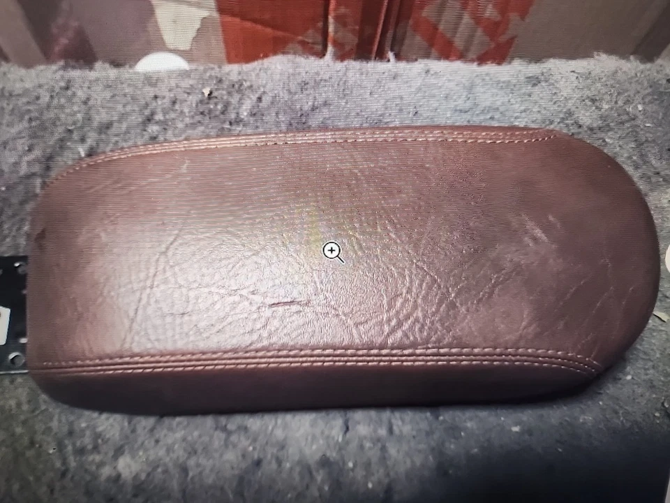 Fiat 500X 2016 2017 2018 consola central cuero reposabrazos tapa abatible cuero marrón Foto 1 de 4