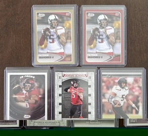 PATRICK MAHOMES 2017 SAGE HIT PANINI LEAF Rookie Lot Chiefs - Picture 1 of 2