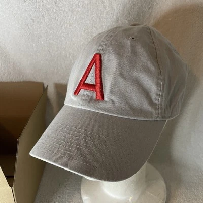 Nike VINTAGE LOGO Los Angeles Angels A Hat Cap Gray Heritage86 LA Adjustable - Image 1 of 4