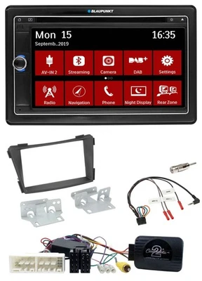 Blaupunkt Lenkrad DAB TMC 2DIN USB Bluetooth Navigation für Hyundai i40 VF ab 16 - Bild 1 von 4