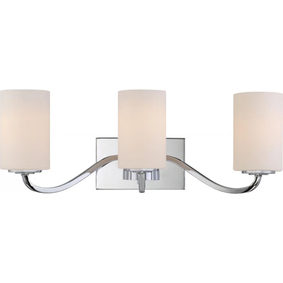 Nuvo Lighting 60/5803 Willow 3 Light 23"W Bathroom Vanity Light - Nickel - Image 1 of 1