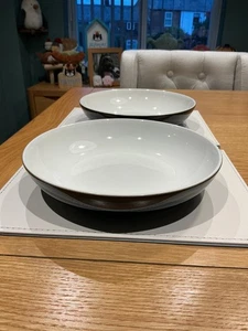 Denby Boston Pastaschalen x 2 Steinzeug Durchmesser 22 cm Top Zustand Lot D - Bild 1 von 16
