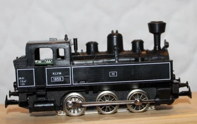 Märklin H0  " Tenderlokomotive KLVM 1859 Digital FX " Seltene Lok -Schwarz NEU - Bild 1 von 4