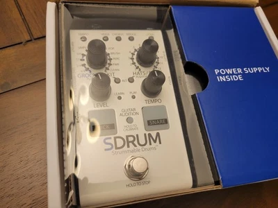 DigiTech SDRUM Multi Effect Automatic Drum Machine Pedal all box contents  - Image 1 of 4