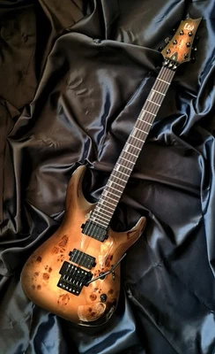 E-Gitarre - ESP LTD H-1001 FR BP BLKNB Black Natural Burst - Bild 1 von 4