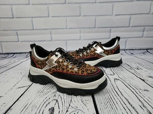 Skechers Women's Master Shockingly Wild Oxford Black/Leopard, Size 9.5 (72904) - Picture 1 of 6