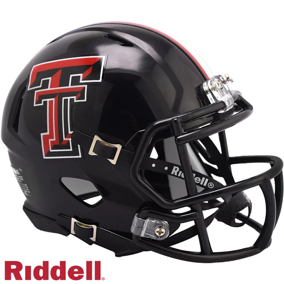 *SALE* TEXAS TECH RED RAIDERS SPEED MINI FOOTBALL NCAA HELMET RIDDELL! - Image 1 of 1