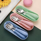 Baby Gadgets Tableware Set Children Cutlery Cartoon Food Feeding Spoon FoKA