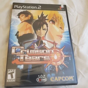 CRIMSON TEARS Sony PlayStation 2, PS2, 2004 New Sealed Black Label CAPCOM Rare - Picture 1 of 2