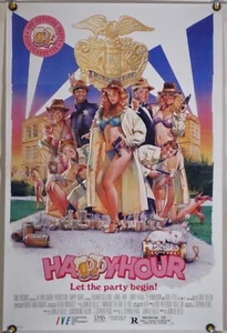 HAPPY HOUR FF ORIGINAL VIDEO MOVIE POSTER TAWNY KITAEN DREW STRUZAN ART (1987) - Picture 1 of 1