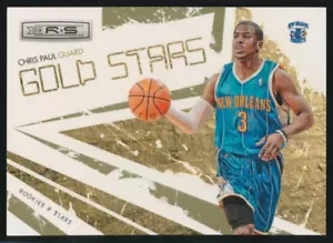 Tarjeta de baloncesto 2009-2010 Rookies and Stars Gold Stars Gold #7 Chris Paul/500 - Imagen 1 de 2