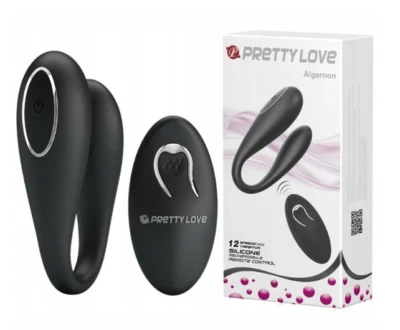 Algernon Vibrator entworfen für beide Partner, wasserdicht, reversibel, 12 Modi - Bild 1 von 4