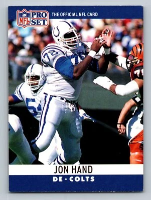 1990 Pro Set #132 Jon Hand - Image 1 of 2