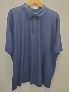 Tommy Bahama Golfshirt Herren XXL IslandZone Blau Stretch Polo - Bild 1 von 10