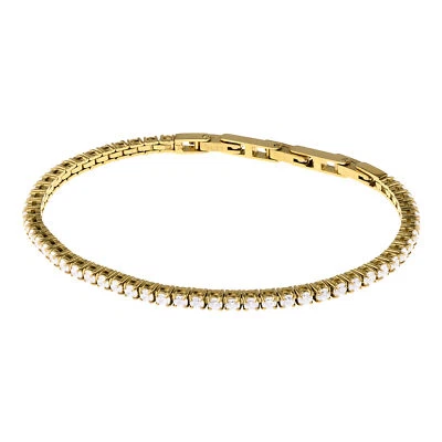 Ernstes Design evia Armband aus Edelstahl vergoldet mit Zirkonia A656 - Bild 1 von 3