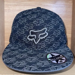 Fox Racing Fitted Hat Cap Size 7 5/8 - 100% Wool NICE - Picture 1 of 15