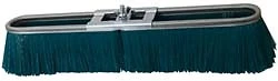 Cabezal de escoba de empuje de polipropileno de superficie rugosa: 18" de ancho x 3" de longitud de cerdas Foto 1 de 1